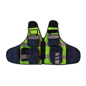 Hi Viz Tactical Vest Multi Pockets and Elasticated Loops