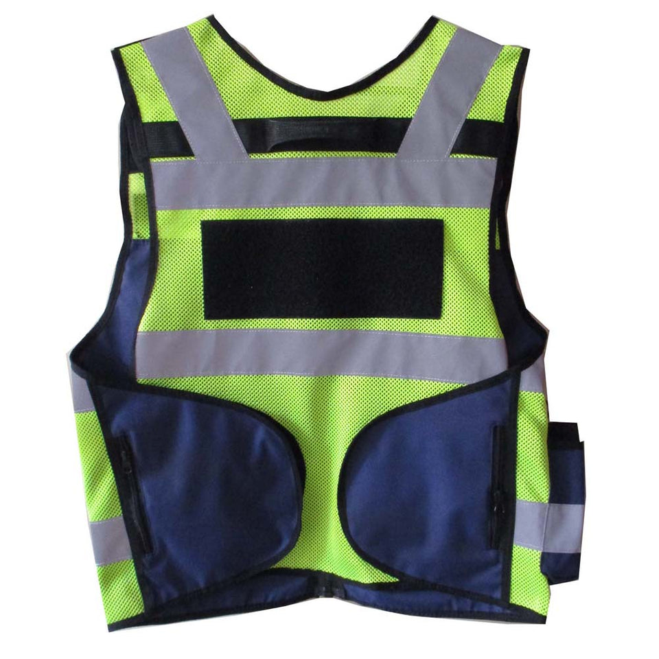 Hi Viz Tactical Vest Multi Pockets and Elasticated Loops