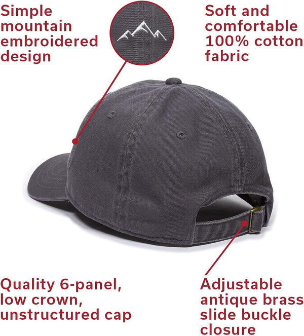 Mountain Dad Hat - Unstructured Soft Cotton Cap