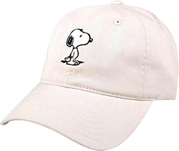 Peanuts Snoopy Dad Hat, Adjustable Baseball Cap Athletic Look Hat.