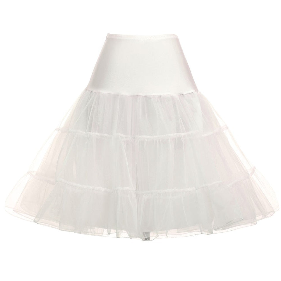 Puffy Short Organza Halloween Women Crinoline Vintage Bridal Petticoat