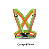 Hi Vis High Visibility Unisex Outdoor Reflective Elasticity Safety Vest