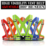 Hi Vis High Visibility Unisex Outdoor Reflective Elasticity Safety Vest