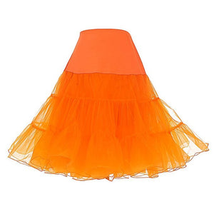 Puffy Short Organza Halloween Women Crinoline Vintage Bridal Petticoat