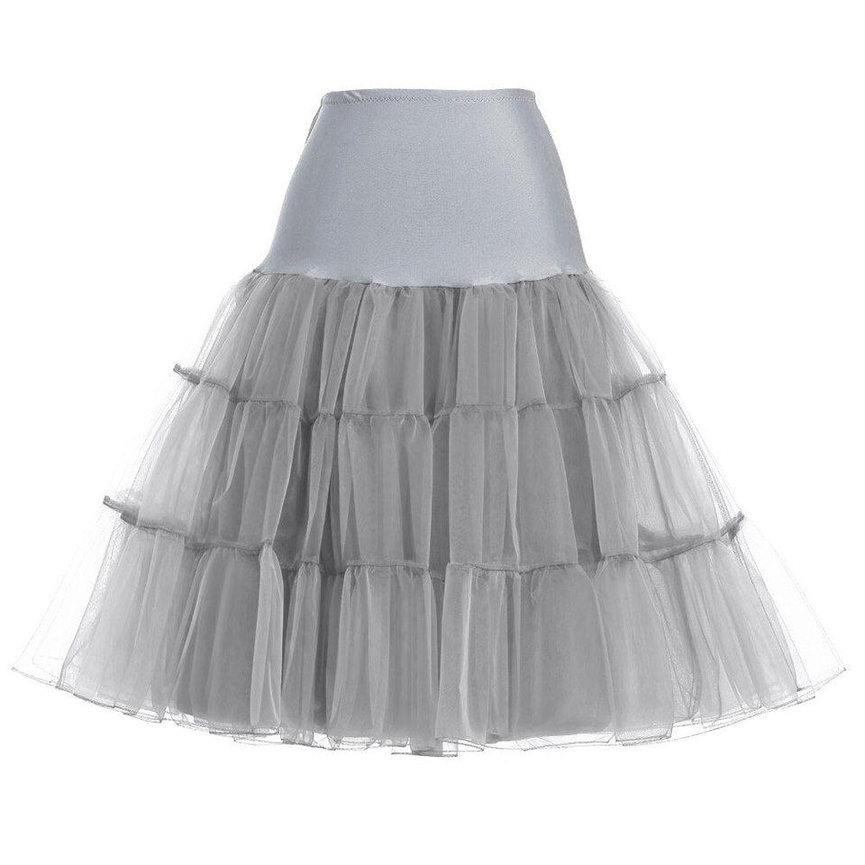 Puffy Short Organza Halloween Women Crinoline Vintage Bridal Petticoat