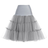 Puffy Short Organza Halloween Women Crinoline Vintage Bridal Petticoat