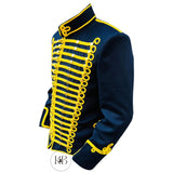 Navy Blue Hussars Jacket Tunic Jacket Military Uniform Men Napoleonic GLOUCESTERSHIRE