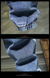 Men Baggy ripped solid Pants Cargo Male Casual Denim Fashion Mens Long Jeans Trousers