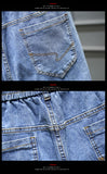 Men Baggy ripped solid Pants Cargo Male Casual Denim Fashion Mens Long Jeans Trousers