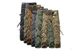 Men Cargo Pants Trouser Big Pockets Decoration