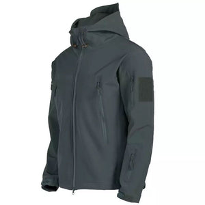 Men Jacket Soft Shell Waterproof Windproof Windbreaker Tactical Coat for Hiking Camping Hunting Thermal Male