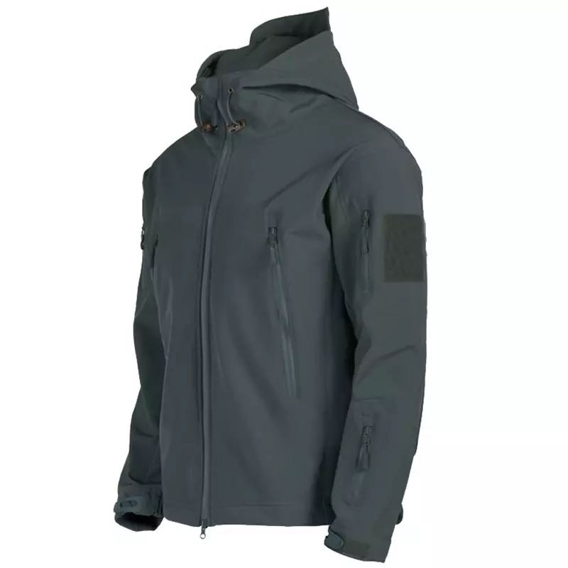 Men Jacket Soft Shell Waterproof Windproof Windbreaker Tactical Coat for Hiking Camping Hunting Thermal Male