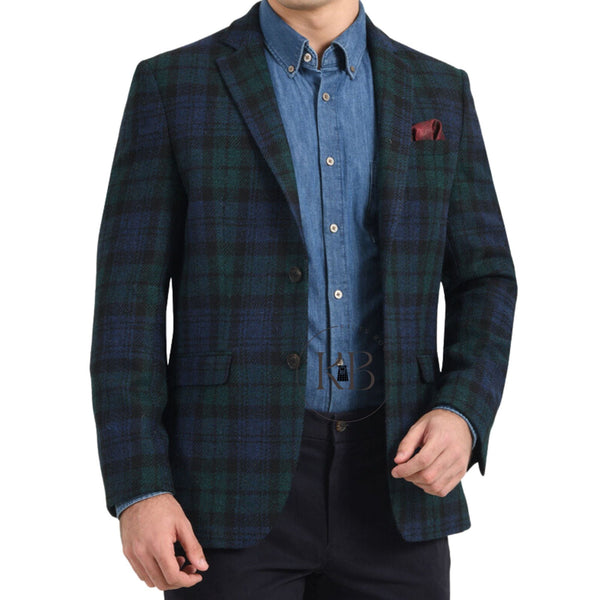 Black Watch Highland Scottish Men's Tartan Kilt Jacket