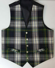 Dress Gordon Scottish Men's Formal Tartan Waistcoats / Vests 4 Plaids Fully lined back strap