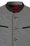 Grey German Bavarian Jacket Tyrol Loden Trachten Jacket German Bavarian Oktoberfest Jacket