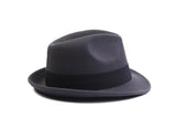 Dark Gray Fedora Polar Fleece Hat, Man Winter Hat, Stiff Fedora Hat, Fedora For Men, Short Brim Hat, Vintage Traaditional Hat.