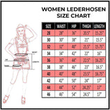 Women Suede Lederhosen With Suspender Traditional German Leather Short Rose Pink