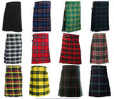 KIDS BOYS, GIRLS 13-Oz Casual / Formal Wear Scottish Tartan Kilt 20 Tartans