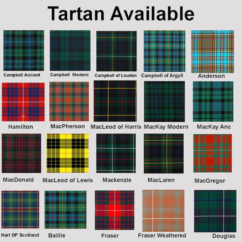 Scottish Men's 5-Button Tartan Kilt Vest - Available in 70 Tartans