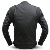 Motorcycle Leather Jacket Motorbike Genuine Black Biker CE Armour Fashion Jacket