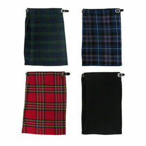 KIDS BOYS, GIRLS 13-Oz Casual / Formal Wear Scottish Tartan Kilt 20 Tartans