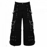 Men Black Gothic Pants Cyber Chain Gothic Pant Tripp Baggy Gothic Trouser Pants