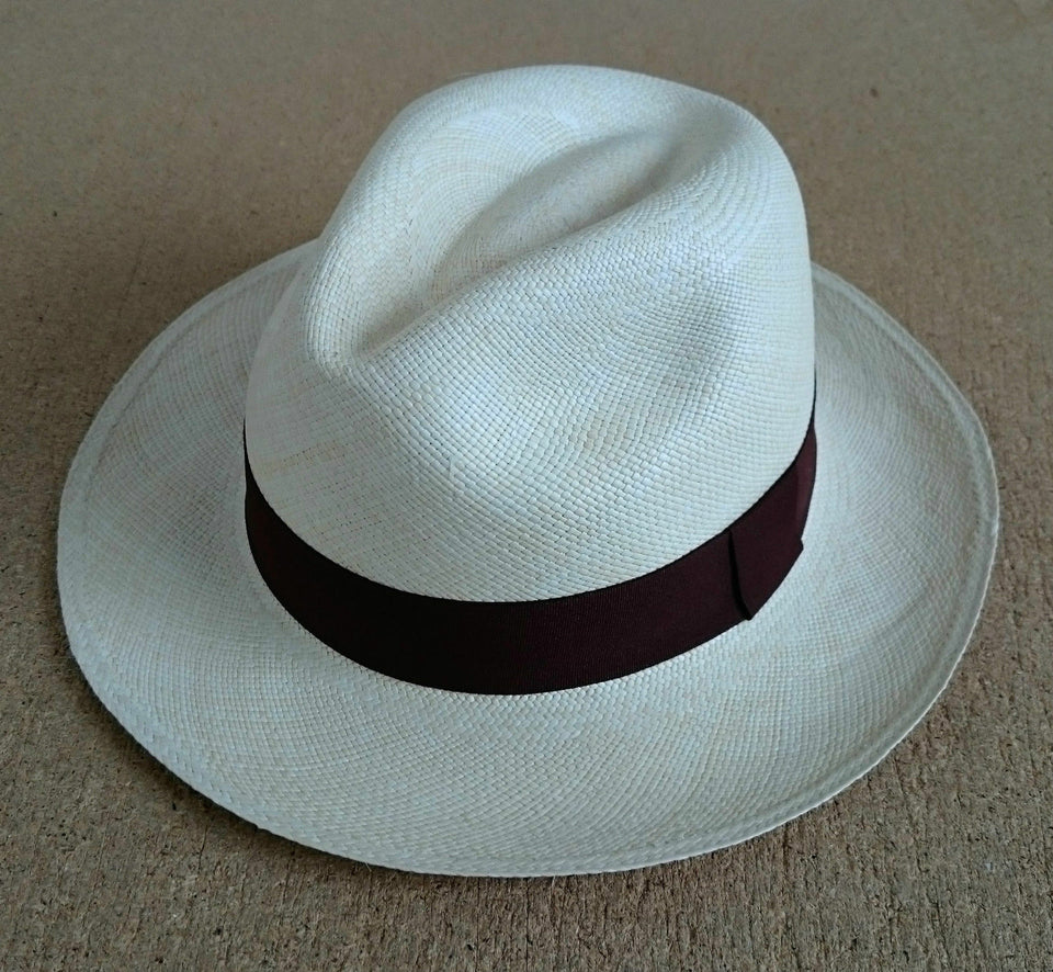 Genuine Panama Hat  The Pure White Cowboy Hat – Embrace the Wild West with Unmatched Panache and Sophistication"