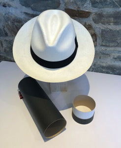 Genuine Panama Hat  The Pure White Cowboy Hat – Embrace the Wild West with Unmatched Panache and Sophistication"