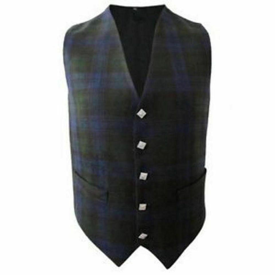 Scottish Men's Formal Tartan Waistcoats