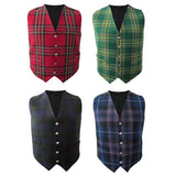 Scottish Men's Formal Tartan Waistcoats