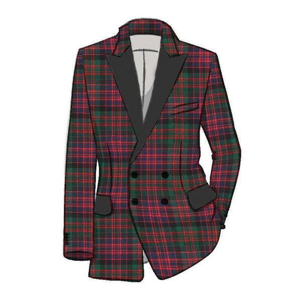 Scottish Men's Tartan Wool Double-breasted Jacket Made To Order