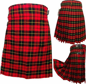 KIDS BOYS, GIRLS 13-Oz Casual / Formal Wear Scottish Tartan Kilt 20 Tartans