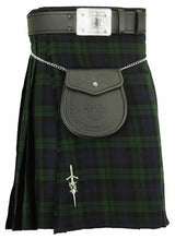 Men's Traditional highland 5 yard Black Watch kilt set outfit