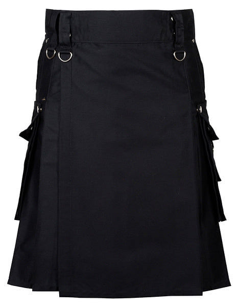 Men's Gothic / Punk Rock Scottish Utility Kilt For Men