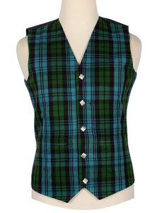 Men's Traditional 5 Button Scottish Plaid Vest