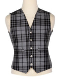 Men's Traditional 5 Button Scottish Plaid Vest