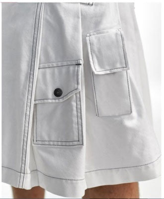 Scottish Brand New Men's White 511 tactical Kilt For Sale