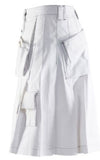 Scottish Brand New Men's White 511 tactical Kilt For Sale