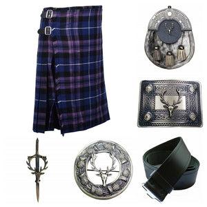 Men's Pride Of Scotland Tartan Kilt Set Deal for Men