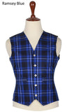 Men's Traditional 5 Button Scottish Plaid Vest