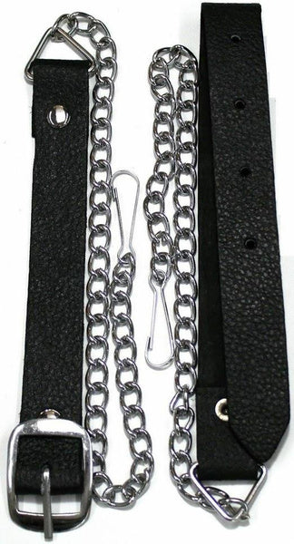 Scottish Great Masonic Leather Sporran with chain belt