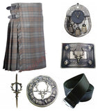 Men's Black Watch Weathered Tartan Kilt Set Deal For Men