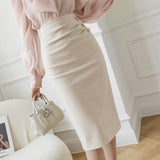 High Waist Slim Woman Skirts