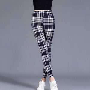 Print Leggings For Women Elastic Design Vintage Leggings