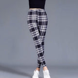 Print Leggings For Women Elastic Design Vintage Leggings