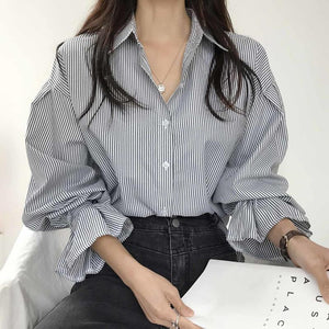 Shirts Women Spring Female Stylish Classic Office Lady 