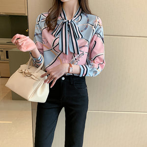 Blouse Female Shirt  Tops Long Sleeve  Women Loose Blouses