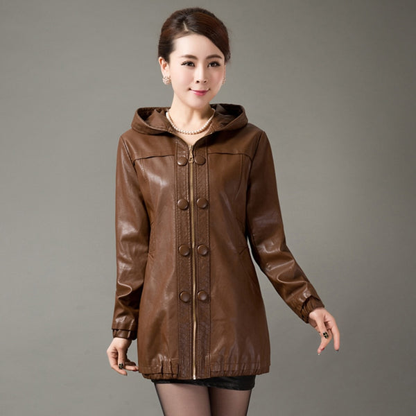  outerwear leather jacket women
