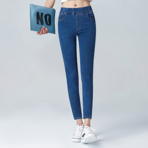  Women black blue pocket mom Jeans