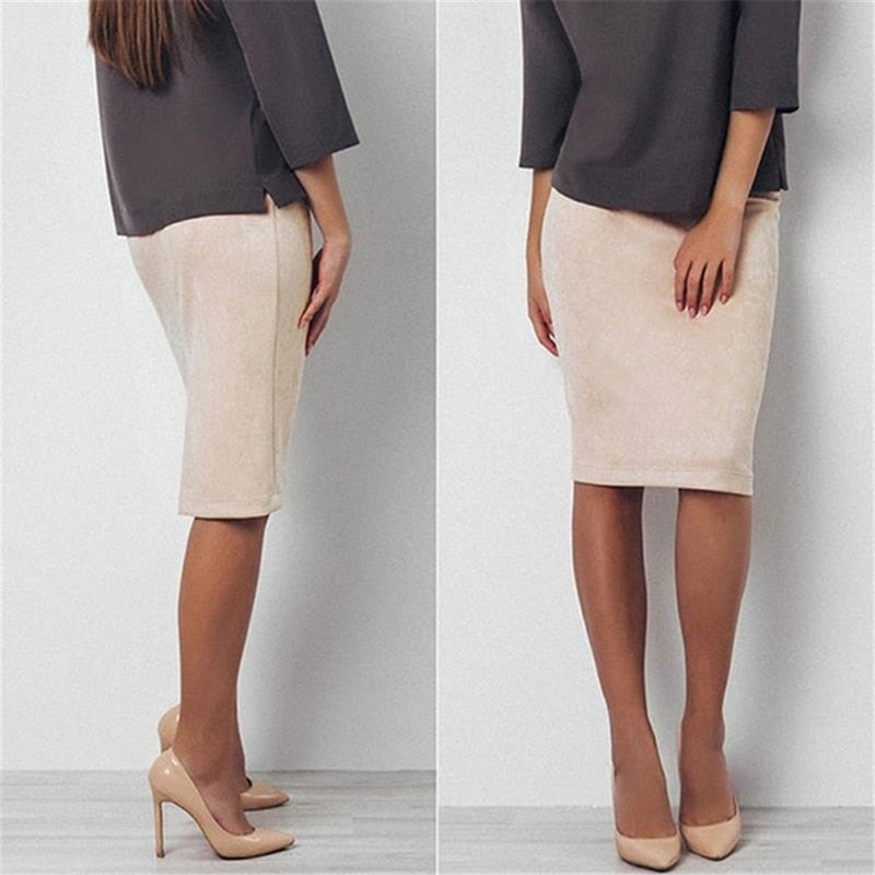  Elastic High Waist Skirts